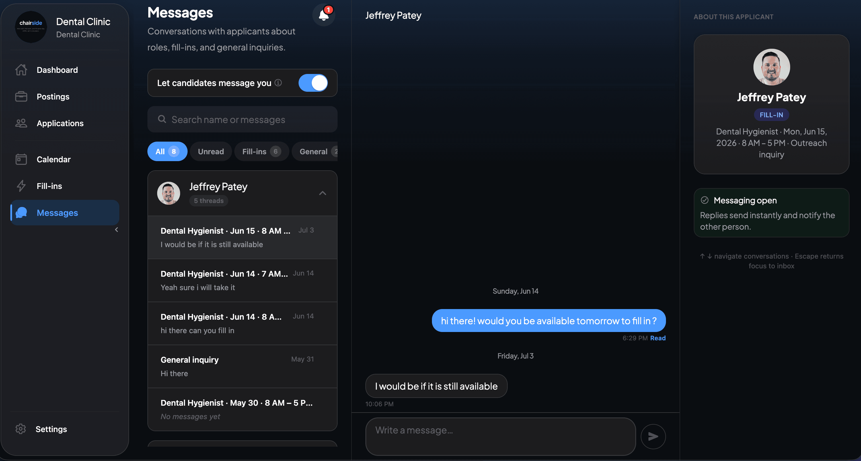 Chairside web screenshots 7